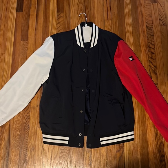 Tommy jacket button up red white and blue - Picture 1 of 2